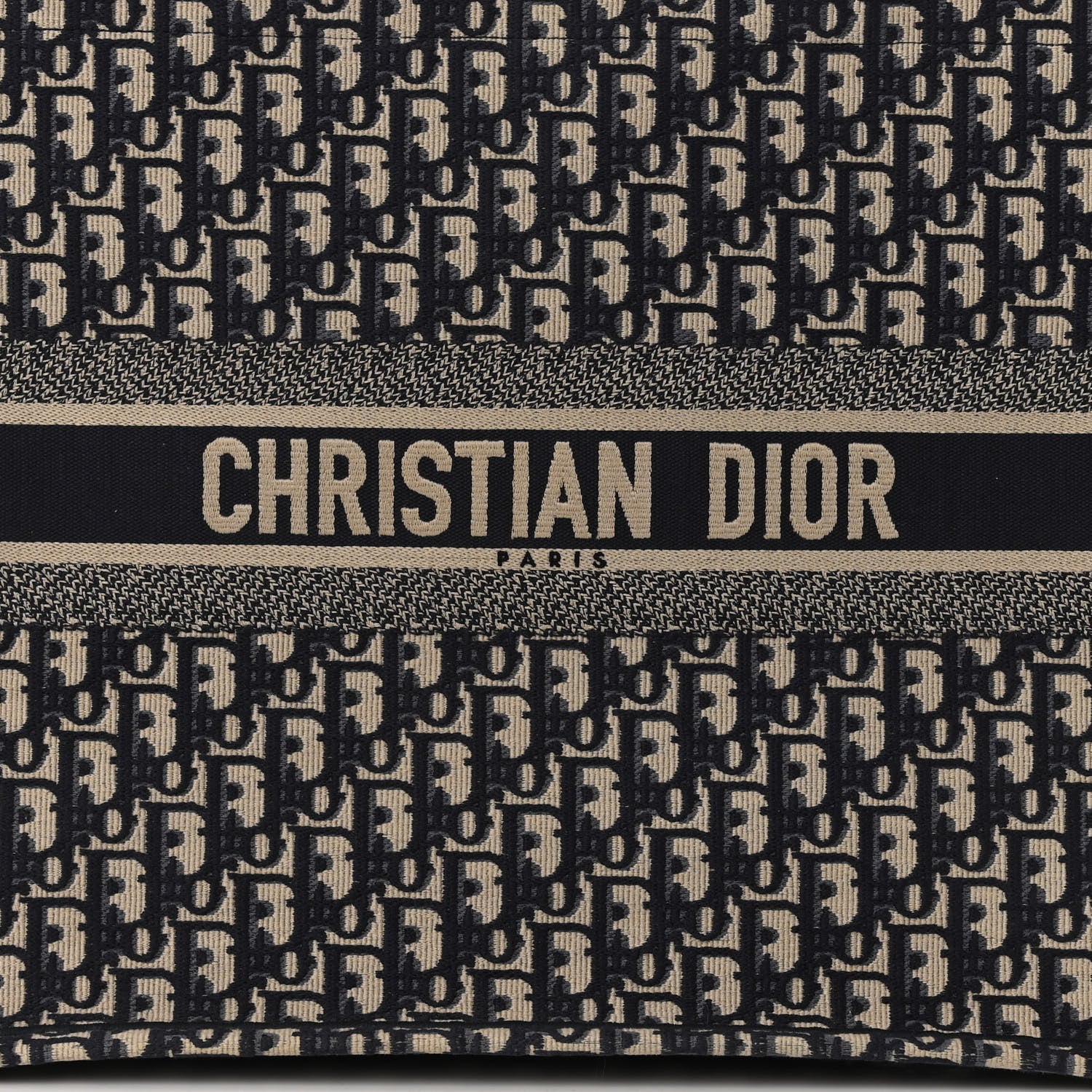 Christian Dior Oblique Book Tote Blue Multicolor 8 of 10