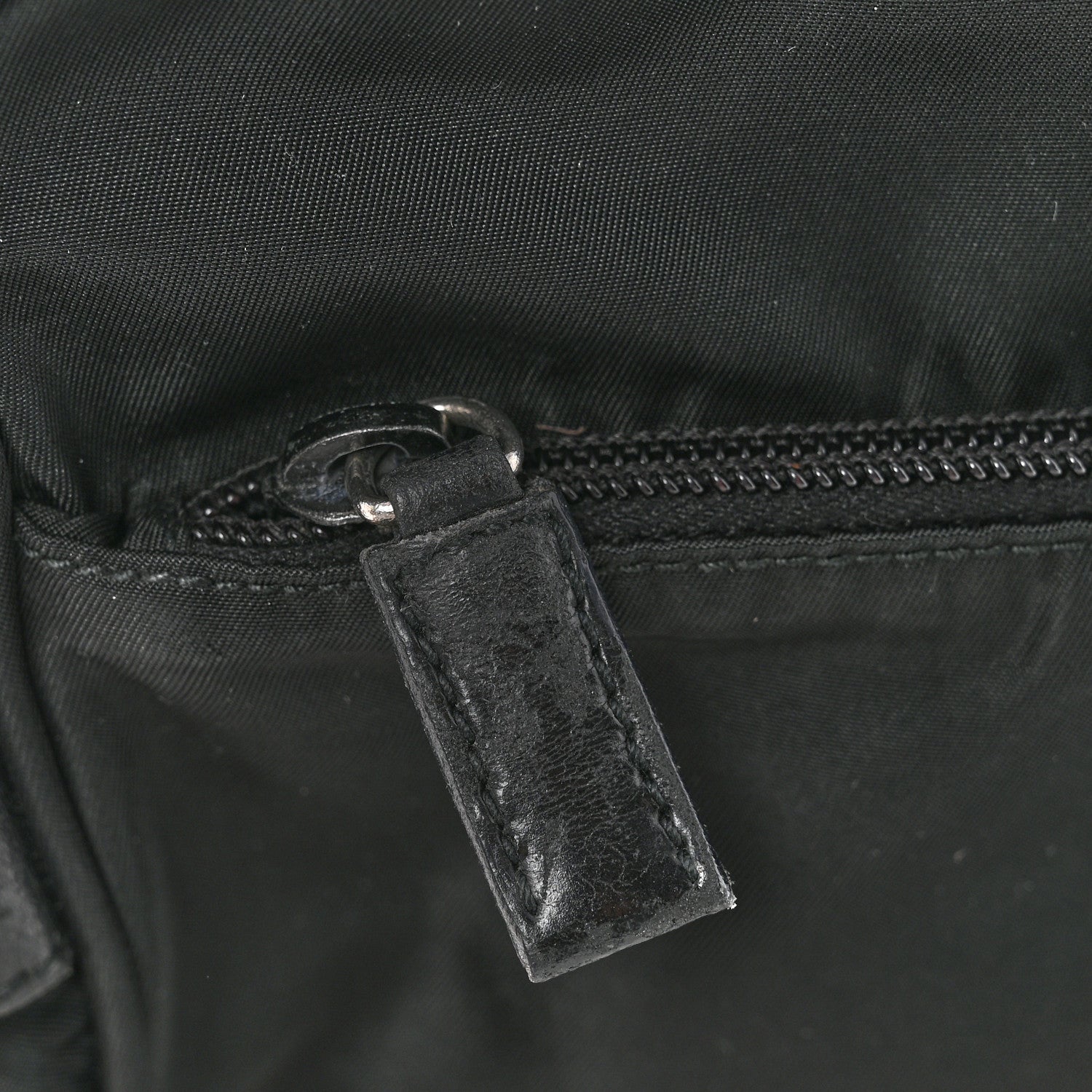 Prada Nylon Vela Messenger Bag Black 11 of 13