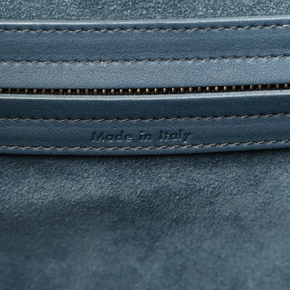 Celine Supple Calfskin Medium Phantom Luggage Blue 7 of 11