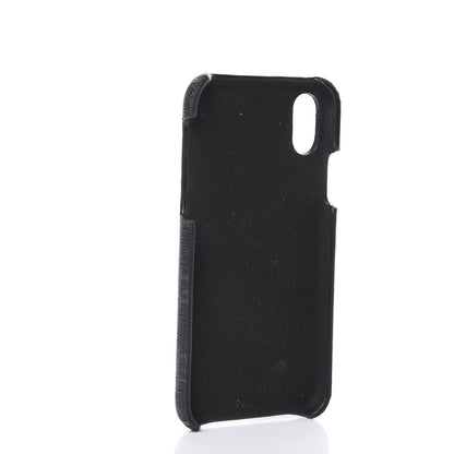 Gucci GG Supreme Monogram Top Handle iPhone X/XS Case Black 2 of 5