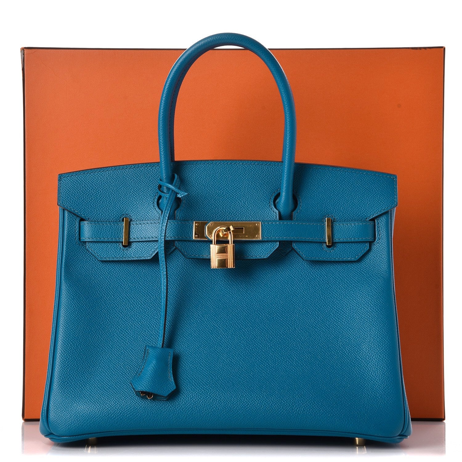Hermes Epsom Birkin 30 Bleu Izmir 8 of 8