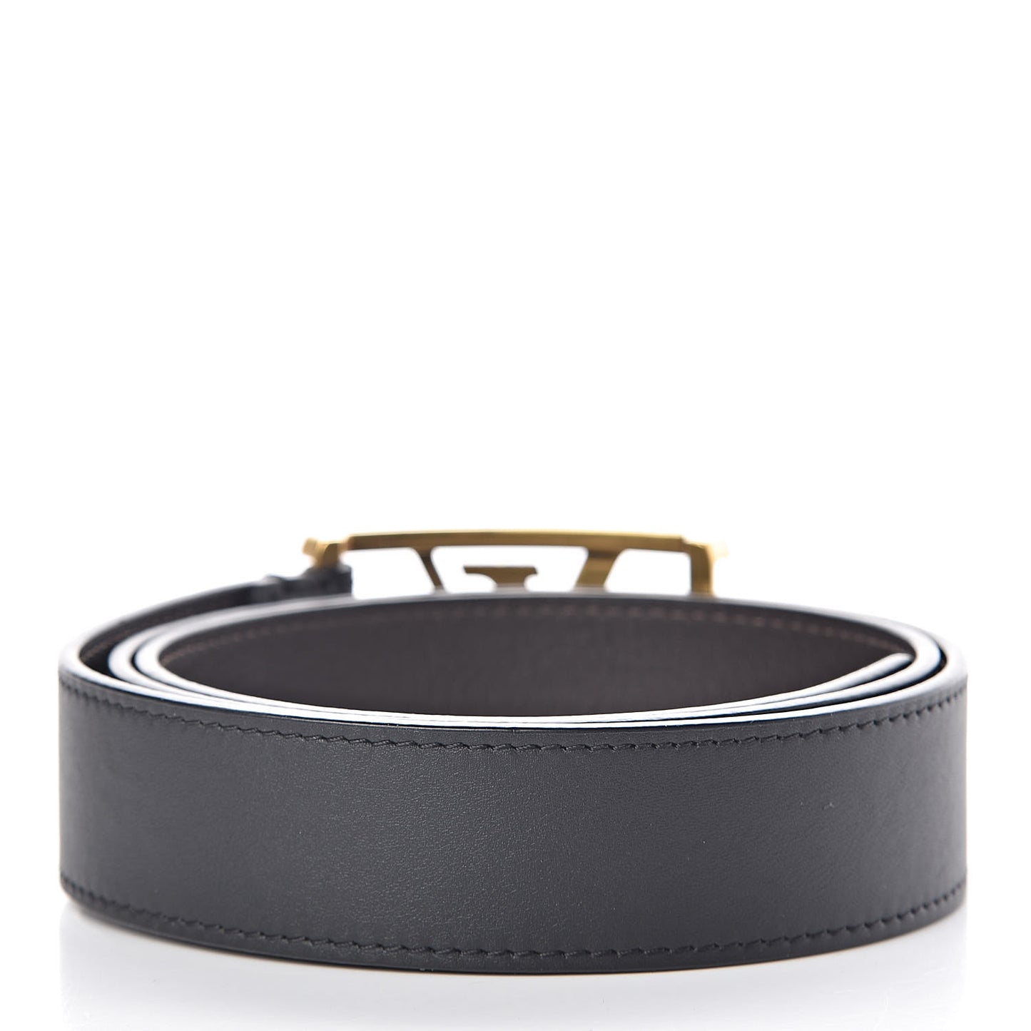 Calfskin LV Montana Belt 90 36 Black