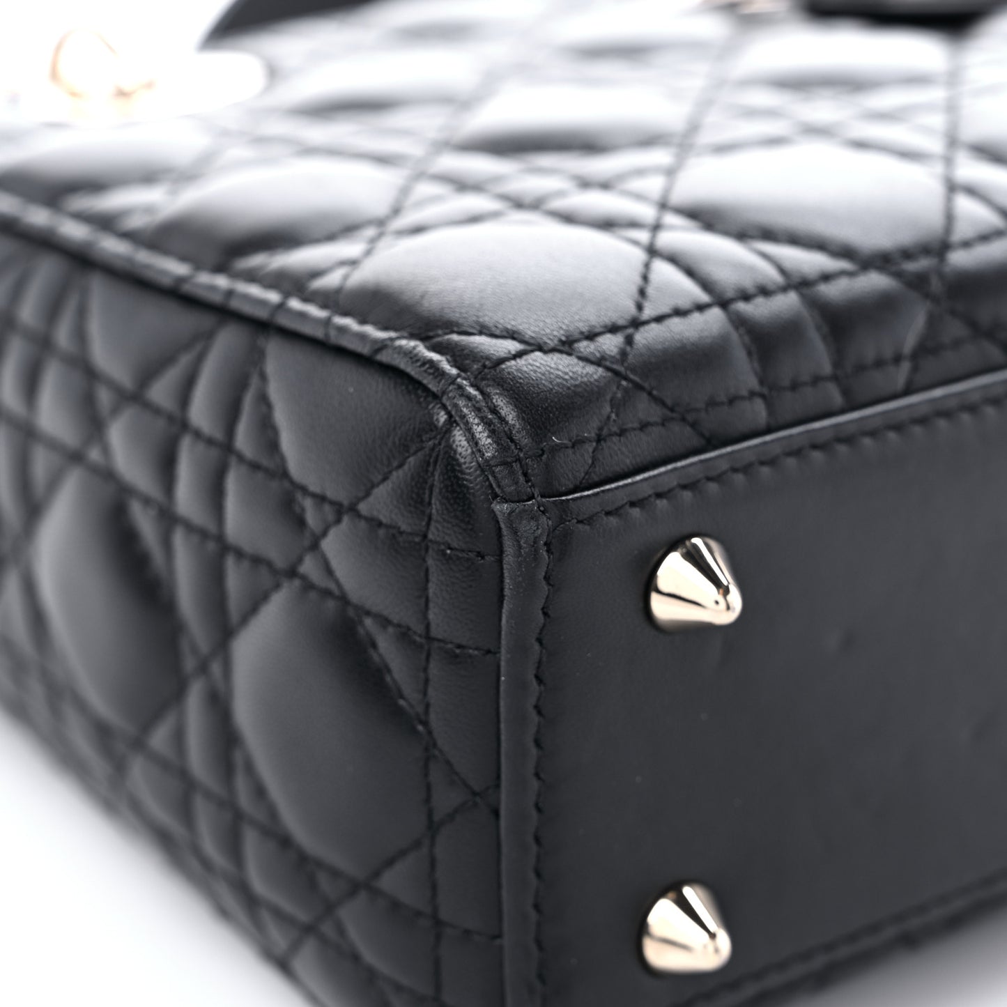 Lambskin Cannage Small My ABCDior Lady Dior Black