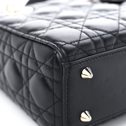 Christian Dior Lambskin Cannage Small My ABCDior Lady Dior Black 8 of 12