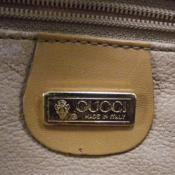 Gucci Monogram Shoulder Bag Tan 8 of 11