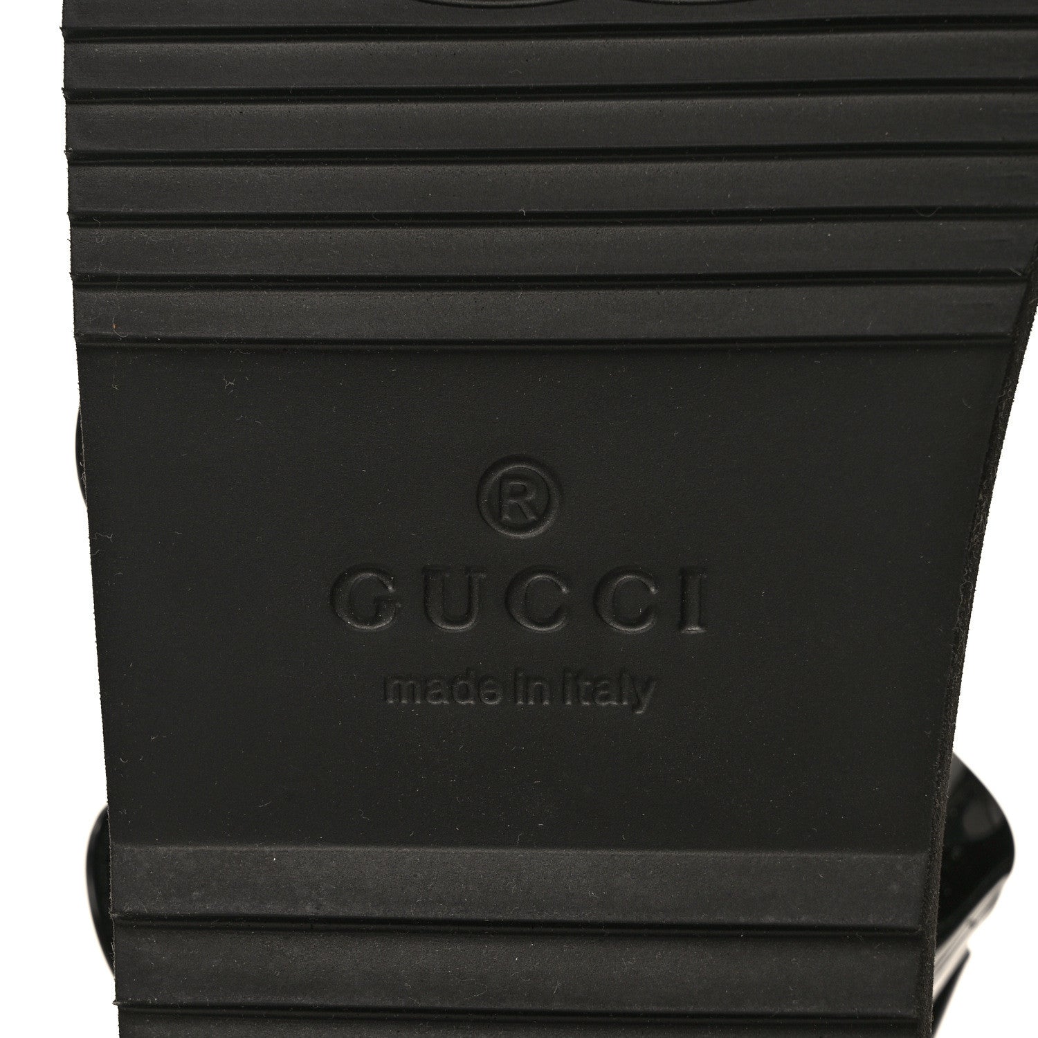 Gucci Rubber Mini Double G Womens Isla Dad Sandals 37 Black 7 of 8