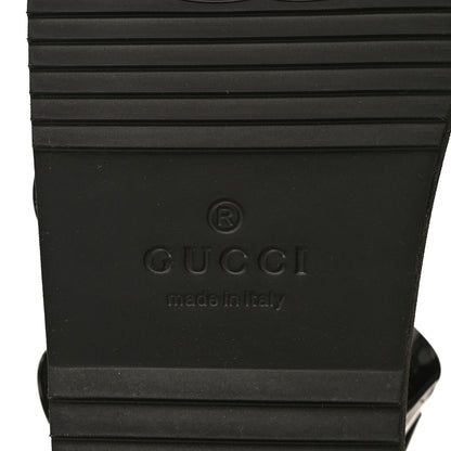 Gucci Rubber Mini Double G Womens Isla Dad Sandals 37 Black 7 of 8