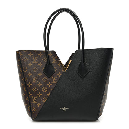 Louis Vuitton Calfskin Monogram Kimono Tote Black 1 of 9