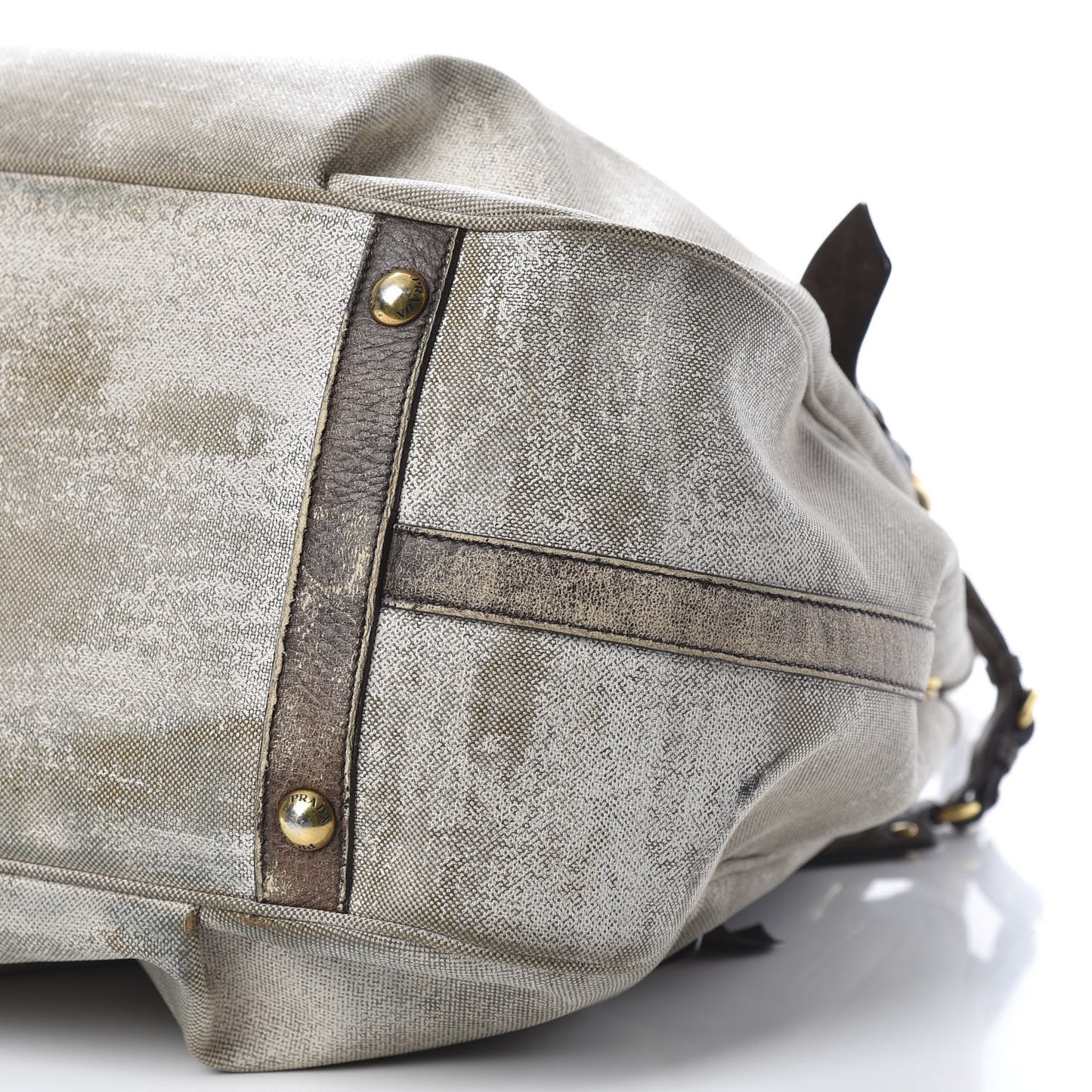 Jacquard Logo Tote Bruciato Cera