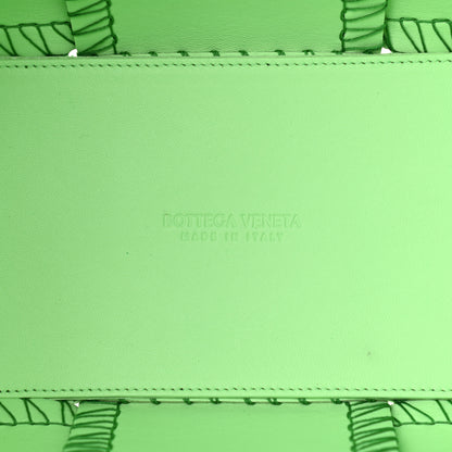 Bottega Veneta Nappa Maxi Intrecciato Overlock Stitched Small Arco Tote Wasabi Parakeet 7 of 11
