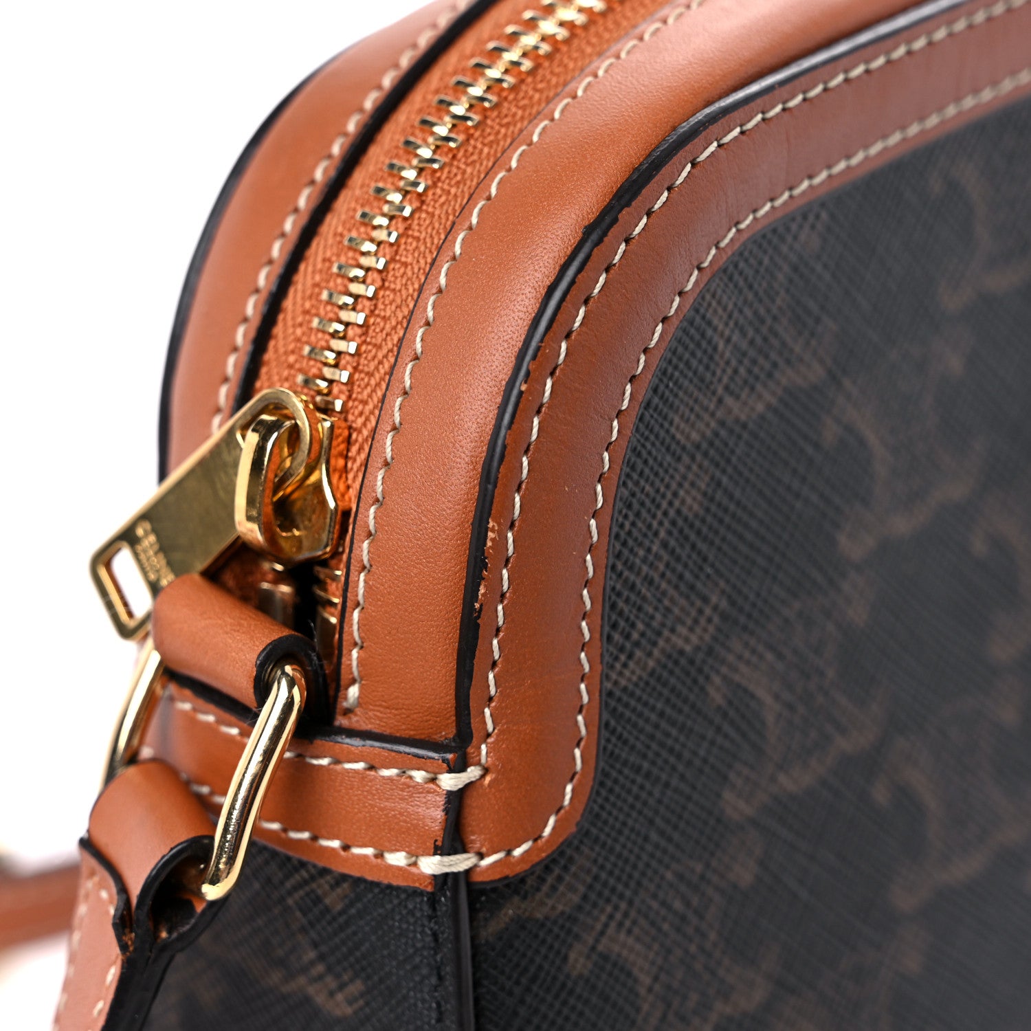 Celine Triomphe Canvas Small Camera Bag Tan 13 of 13