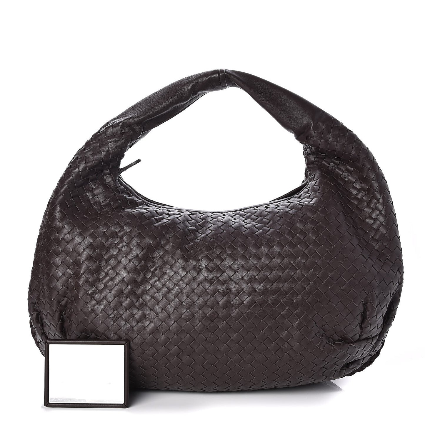 Nappa Intrecciato Large Belly Veneta Hobo Ebano