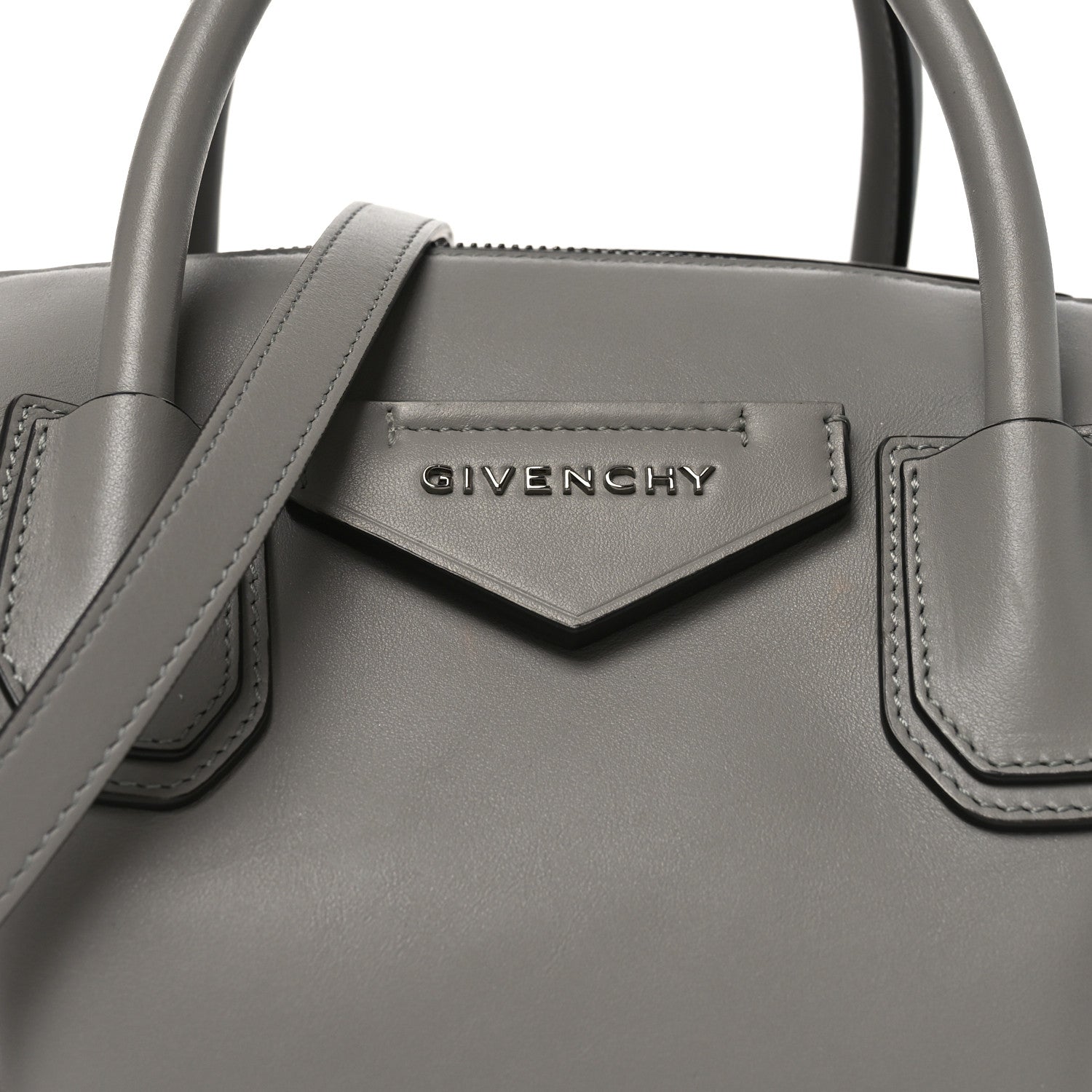 Givenchy Calfskin Small Soft Antigona Pearl Grey 7 of 9
