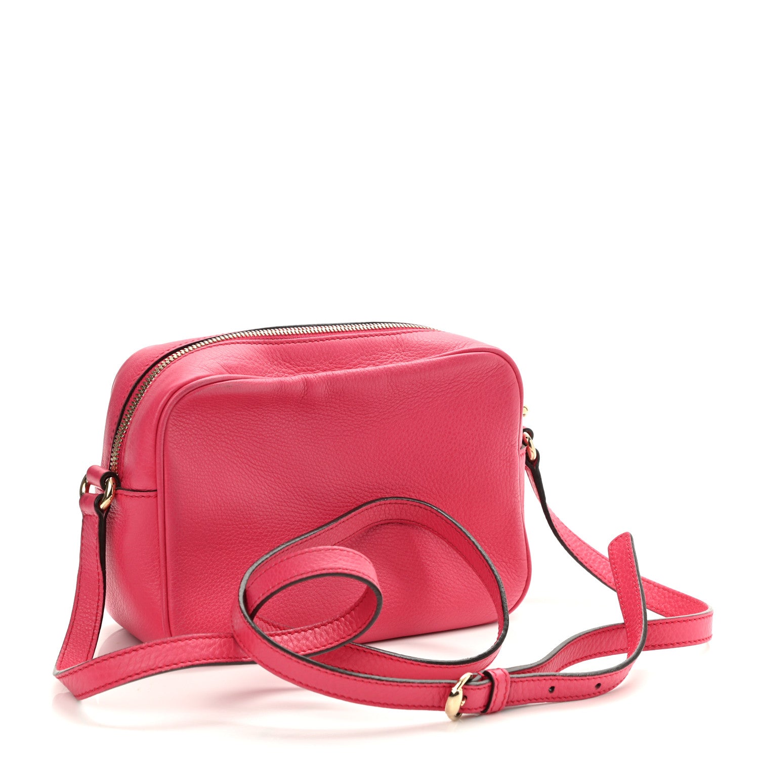 Gucci Pebbled Calfskin Small Soho Disco Bag Pink 3 of 11