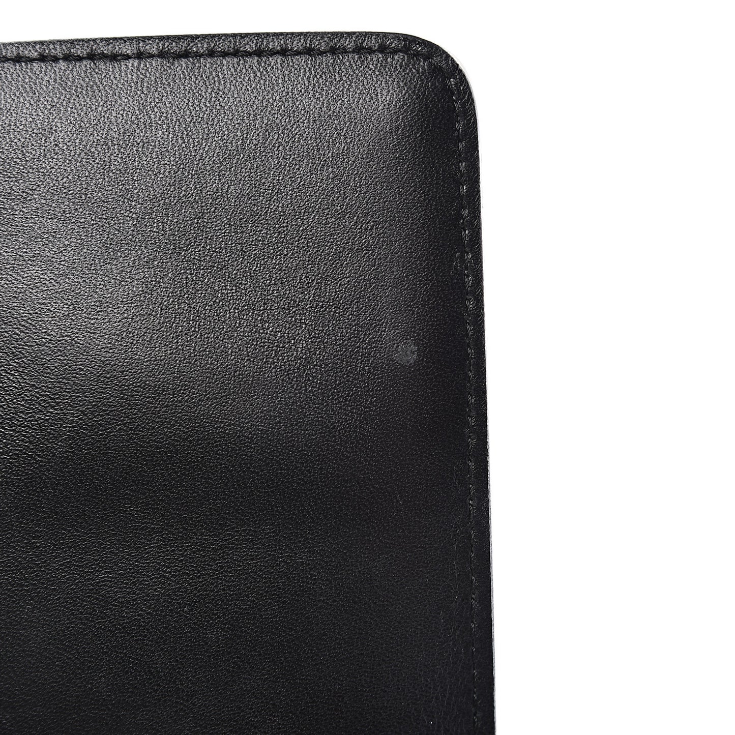 Calfskin Logo Printed Small TB Bag Black White