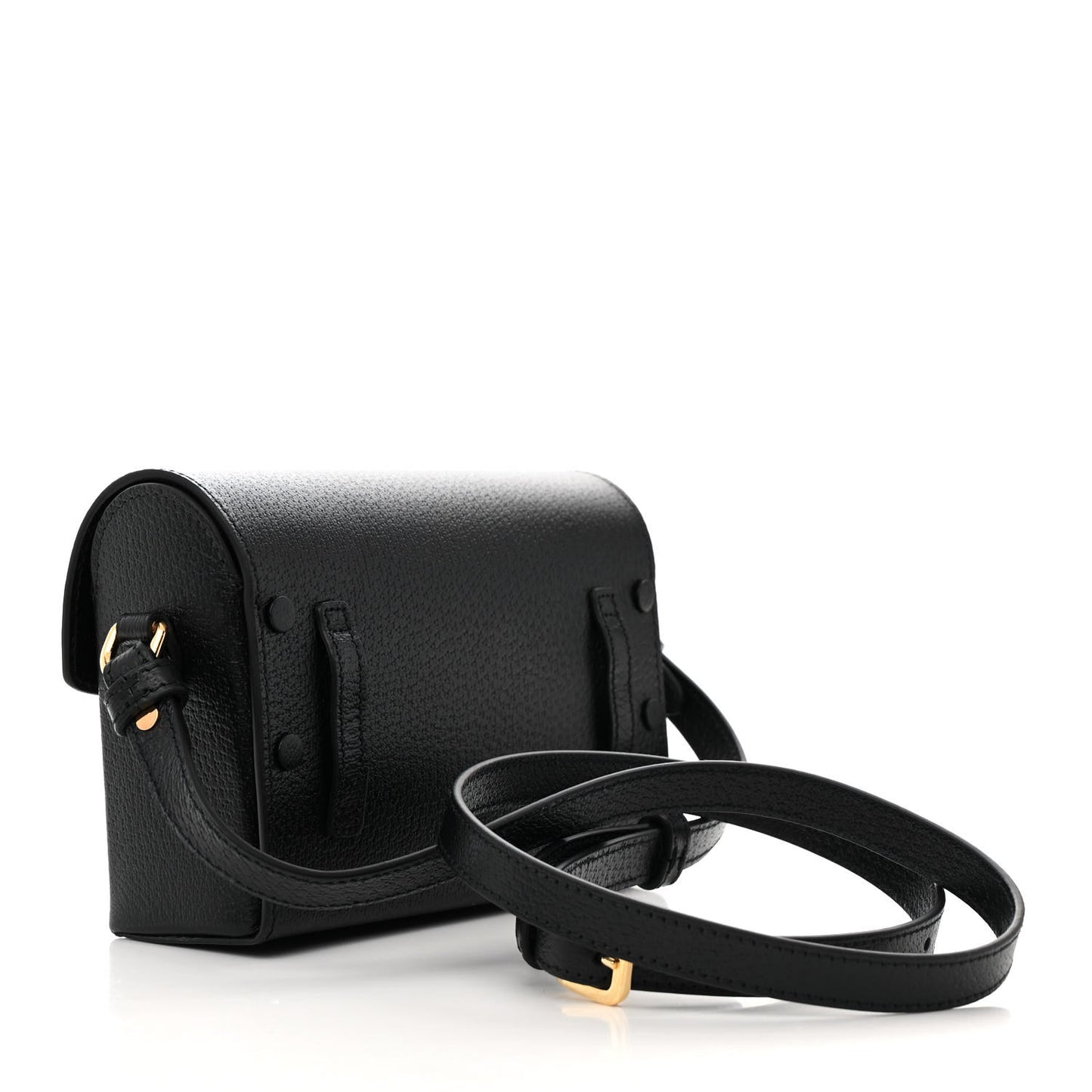 Calfskin Horsebit 1955 Shoulder Bag Black