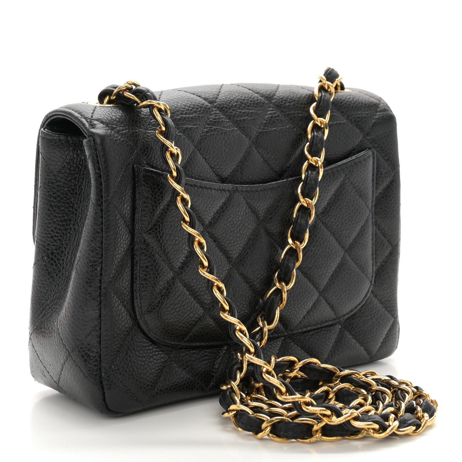 Chanel Caviar Quilted Mini Square Flap Black 3 of 14