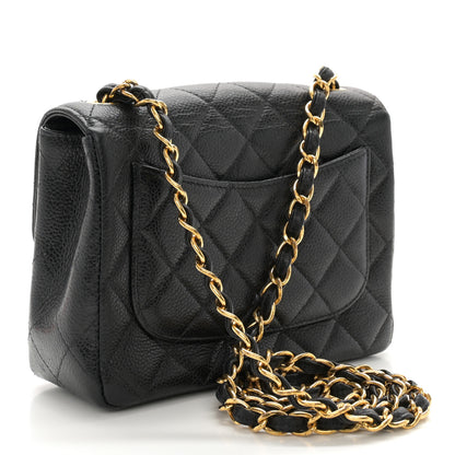 Chanel Caviar Quilted Mini Square Flap Black 3 of 14