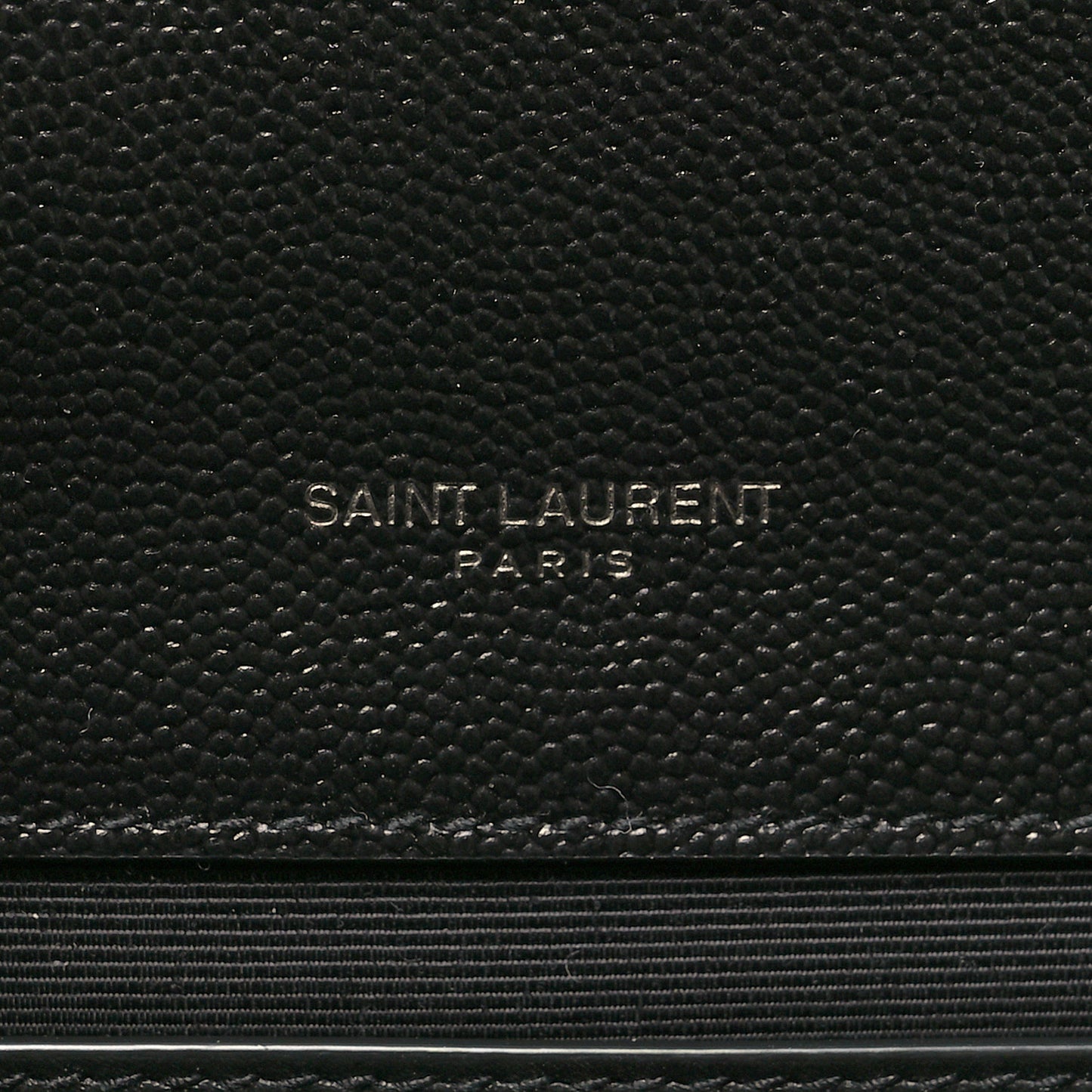 Grain De Poudre Medium Classic Monogram Monochrome Kate Satchel Black