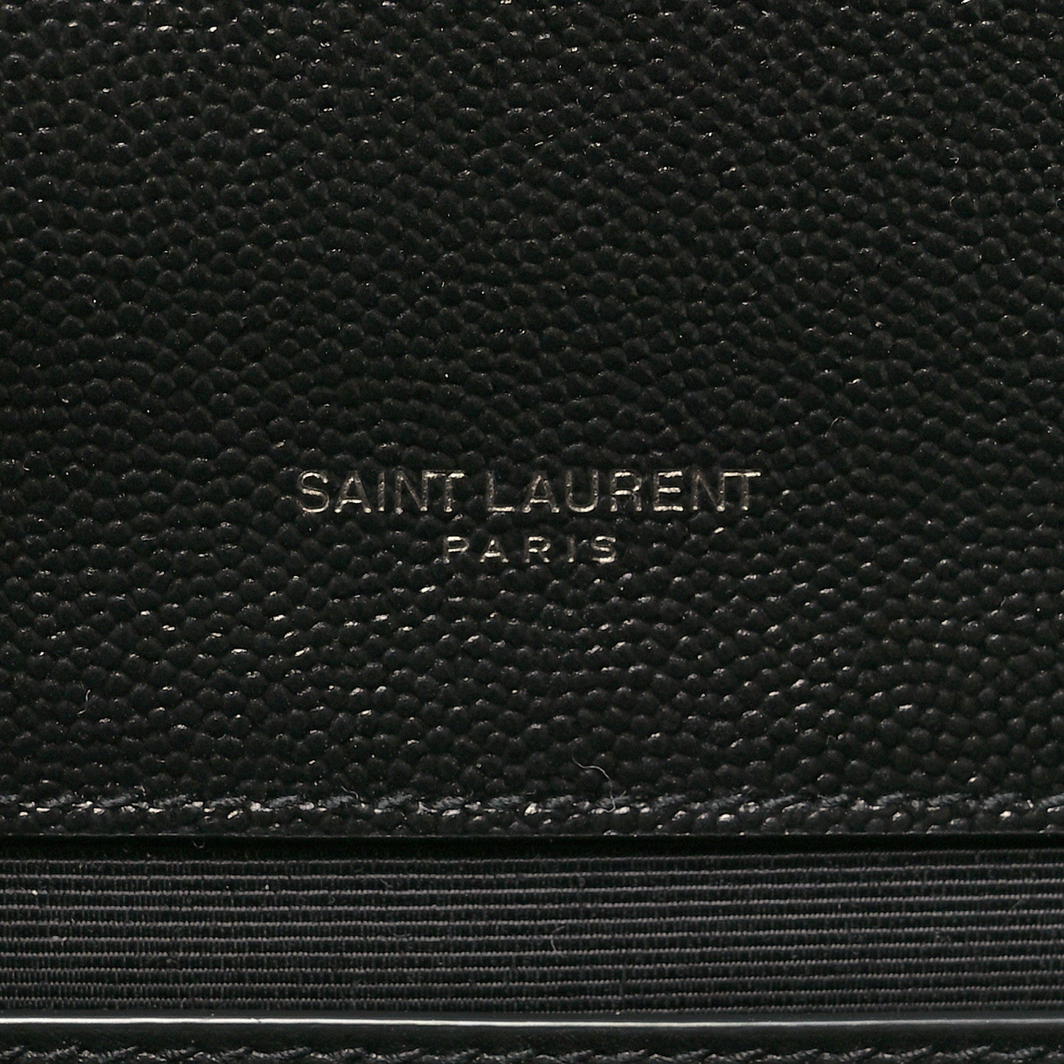 Saint Laurent Grain De Poudre Medium Classic Monogram Monochrome Kate Satchel Black 6 of 10