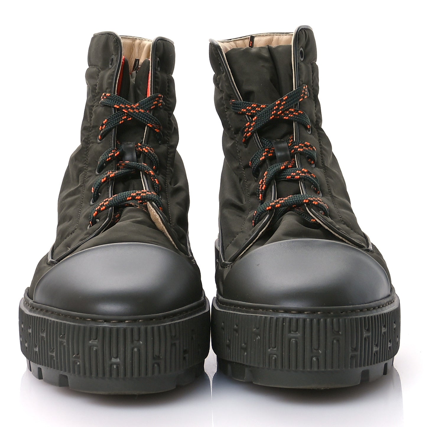 Calfskin Parachute Fresh Mens Ankle Boots 44 Khaki