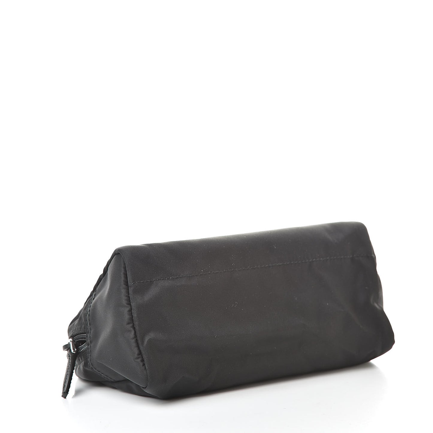 Nylon Tessuto Cosmetic Pouch Black