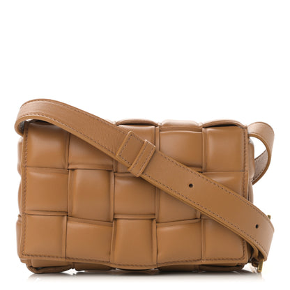 Bottega Veneta Nappa Maxi Intreccio Padded Cassette Crossbody Bag Caramel 1 of 12