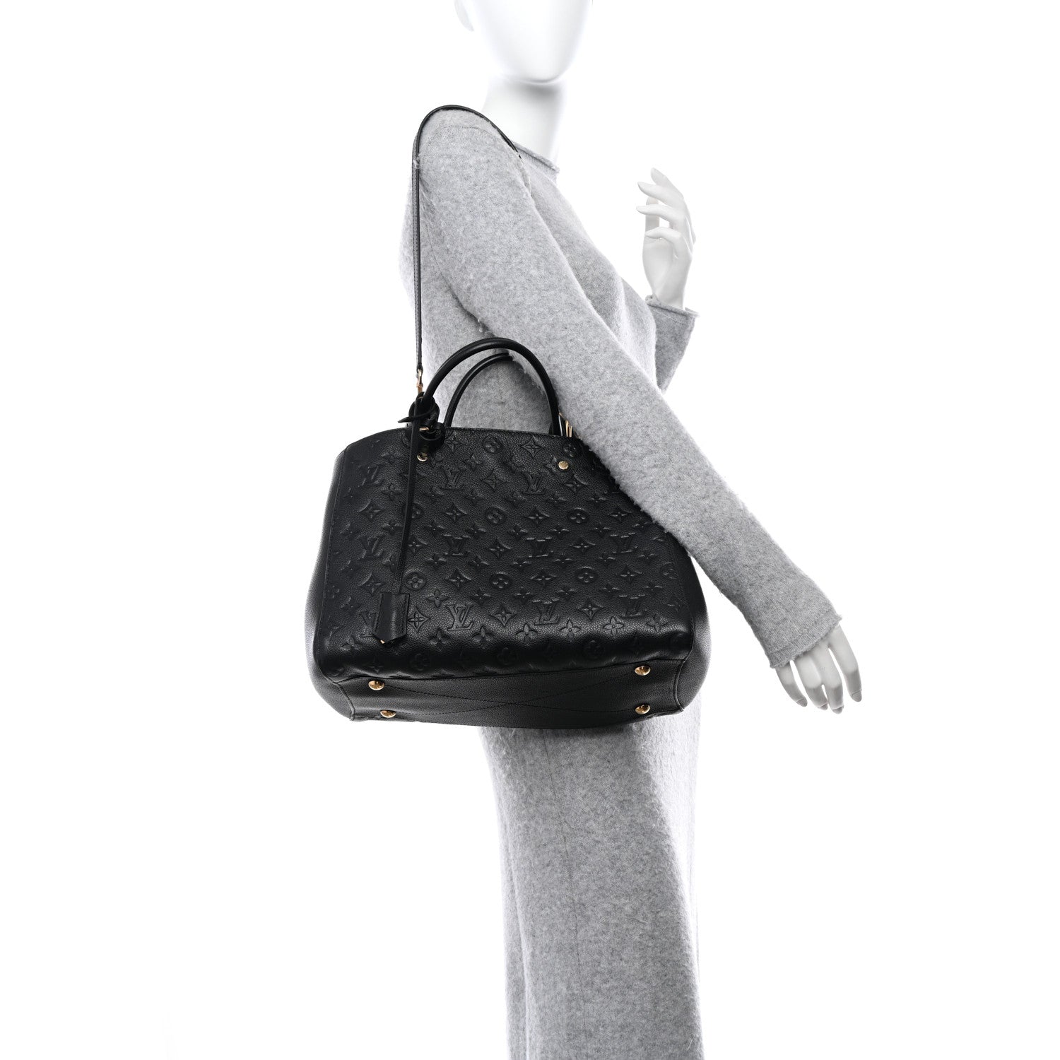 Louis Vuitton Empreinte Montaigne GM Black 2 of 14