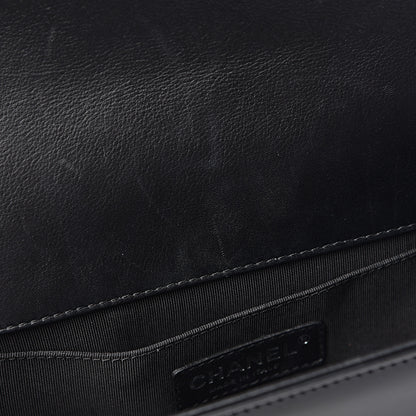 Chanel Patent Calfskin Quilted Medium Plexiglass Boy Flap Black 8 of 12