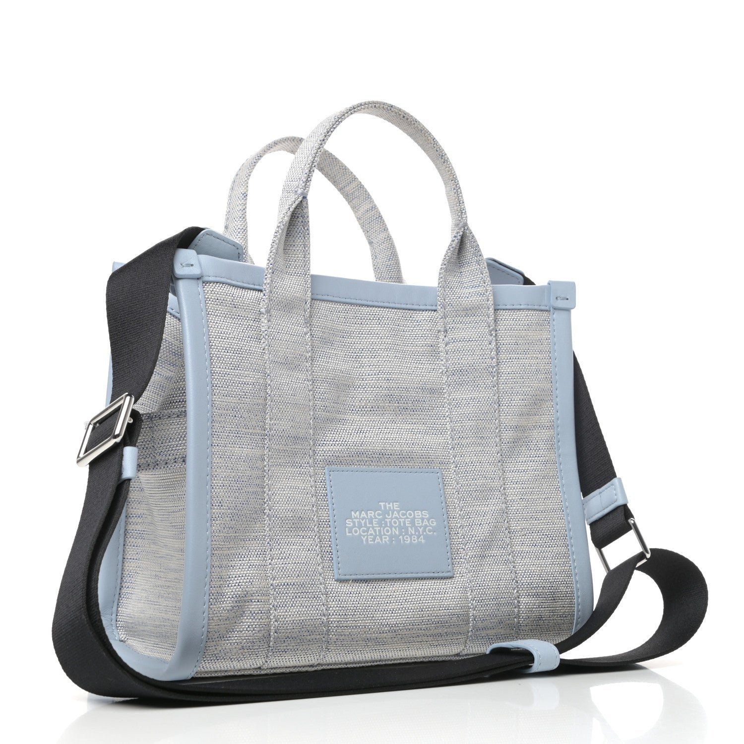 Marc Jacobs Canvas Small Summer Tote Bag Blue 3 of 9