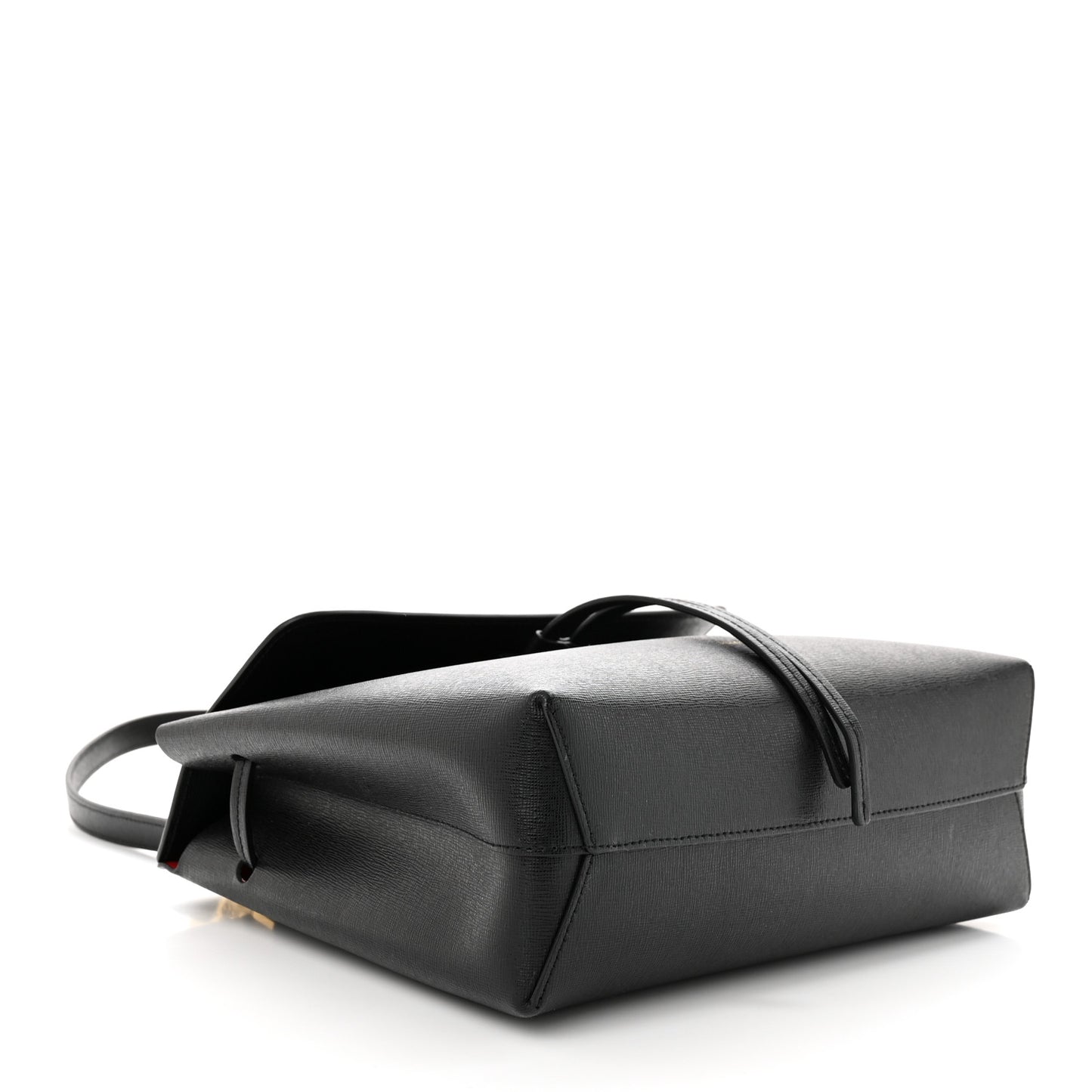 Calfskin Mini Lady Bag Black Flamma