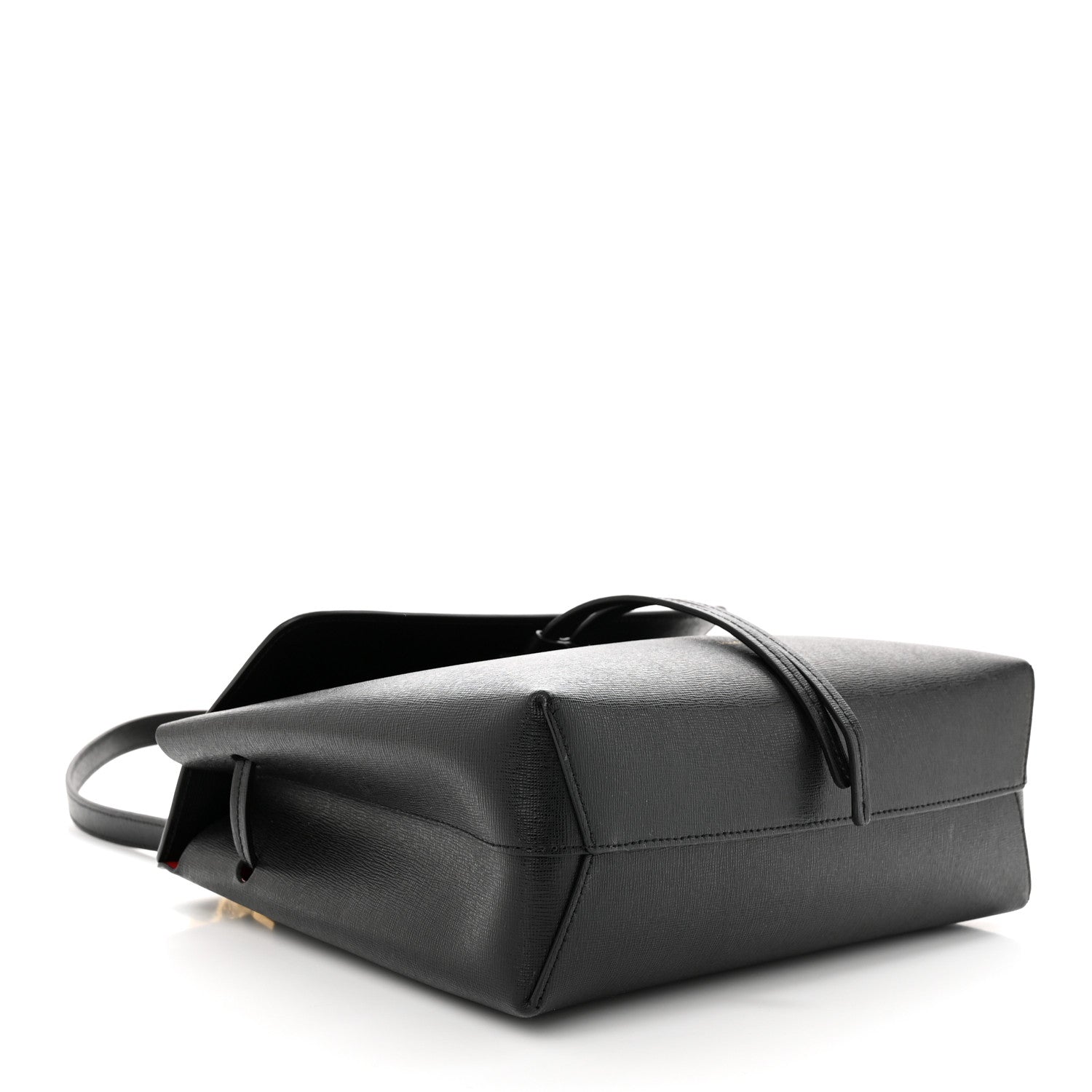 Mansur Gavriel Calfskin Mini Lady Bag Black Flamma 4 of 12