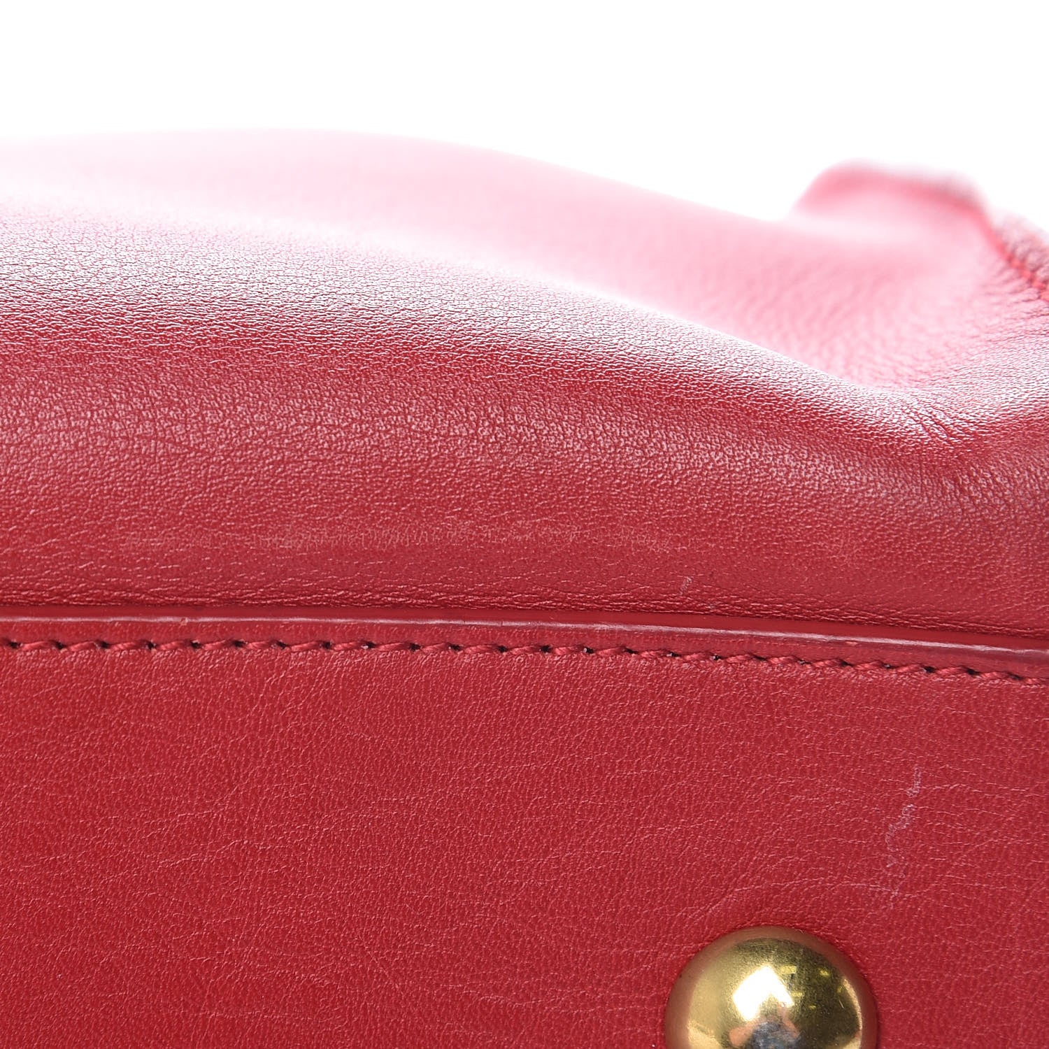 Saint Laurent Calfskin Small Classic Y Cabas Rouge Orient 16 of 20