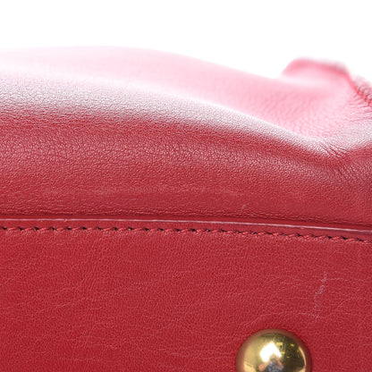 Saint Laurent Calfskin Small Classic Y Cabas Rouge Orient 16 of 20