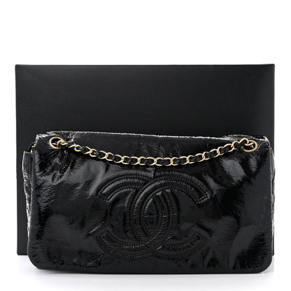Chanel Vinyl Medium Rock and Chain Flap Black 11 of 11