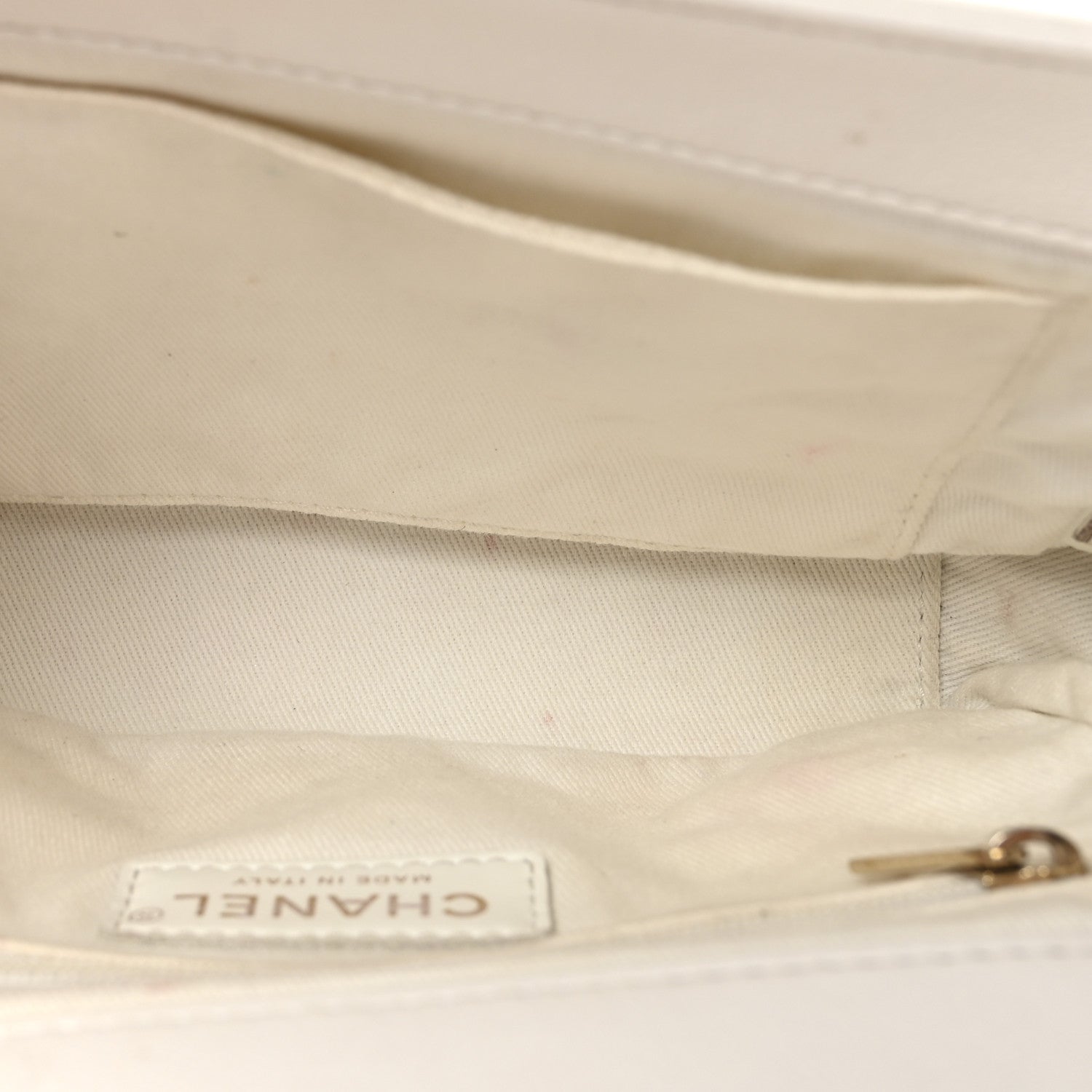 Chanel Caviar Quilted Medium Business Affinity Flap White 5 of 10