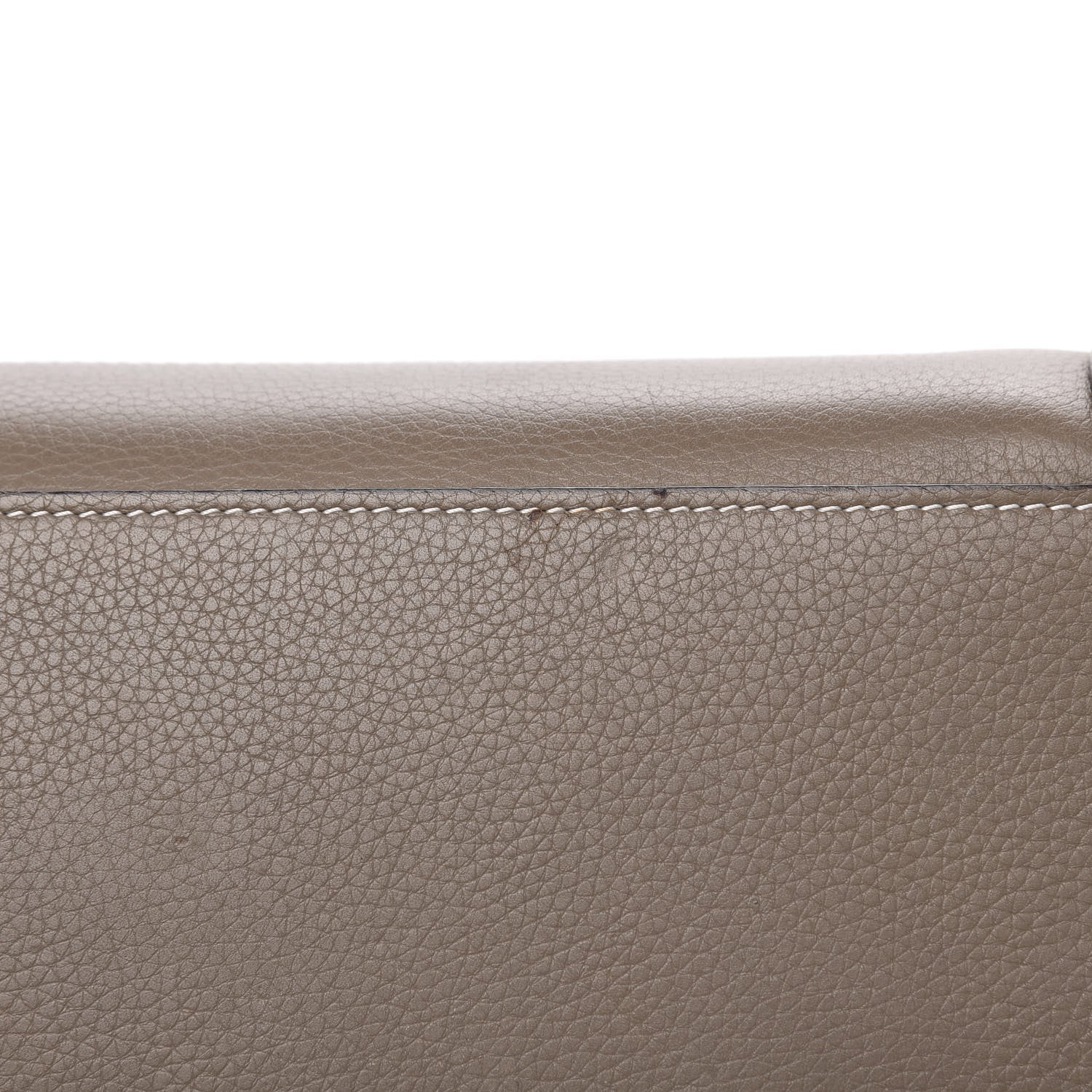 Celine Drummed Calfskin Mini Luggage Souris 13 of 16