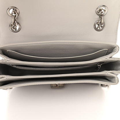 Celine Shiny Calfskin Medium C Bag Pale Grey 5 of 10