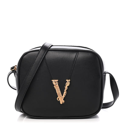 Versace Nappa Virtus Camera Bag Black 1 of 8