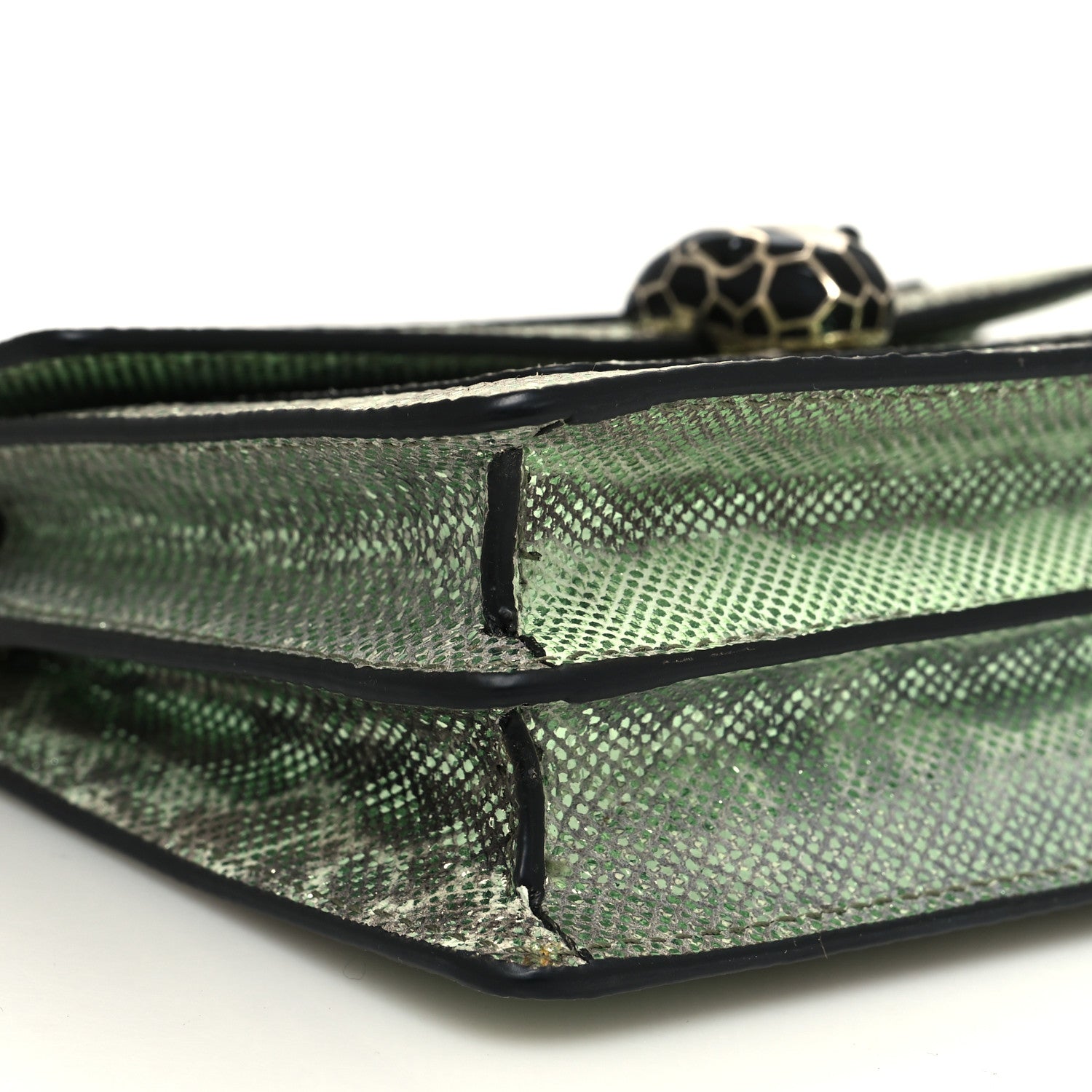 Bulgari Karung Serpenti Forever Crossbody Green 8 of 10