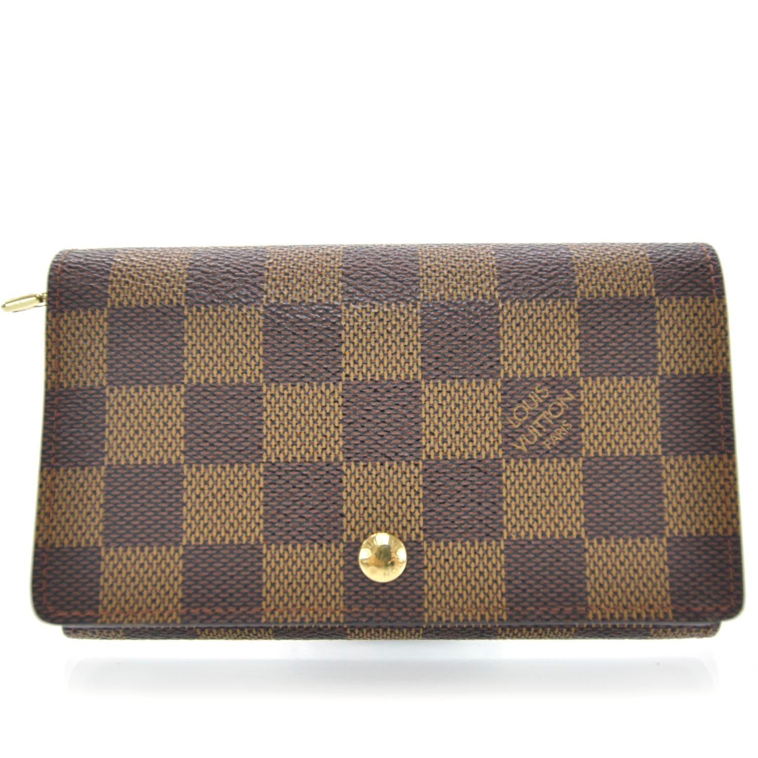 Louis Vuitton Damier Ebene Porte-Monnaie Tresor Wallet 1 of 7
