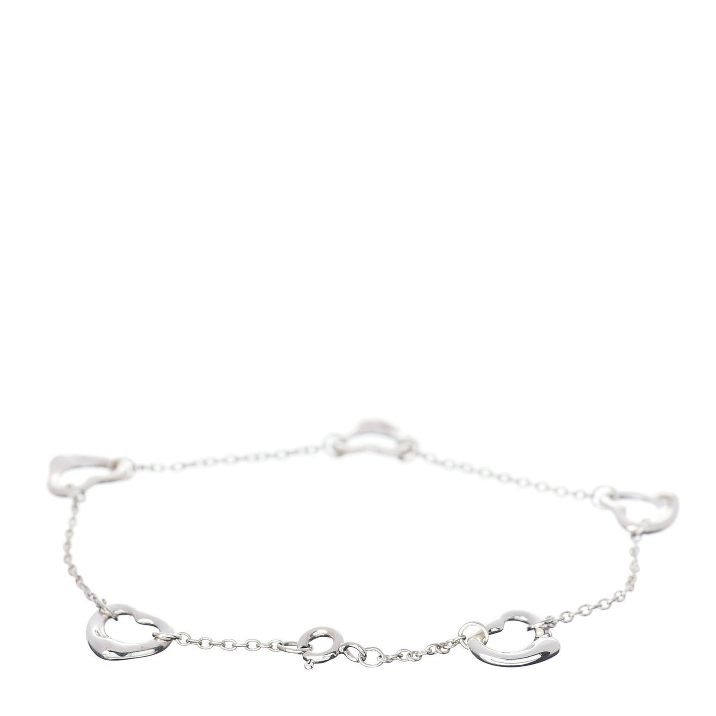 Sterling Silver Elsa Peretti Open Heart Bracelet