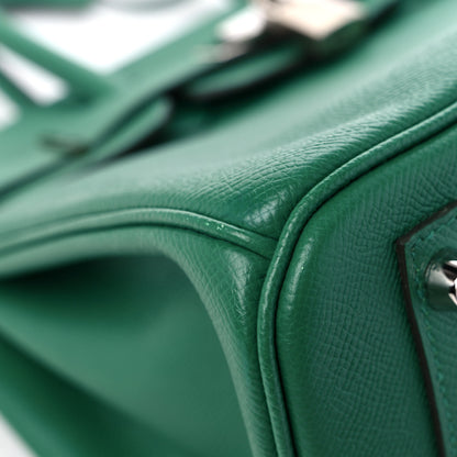 Hermes Epsom Birkin 30 Vert Vertigo 8 of 14