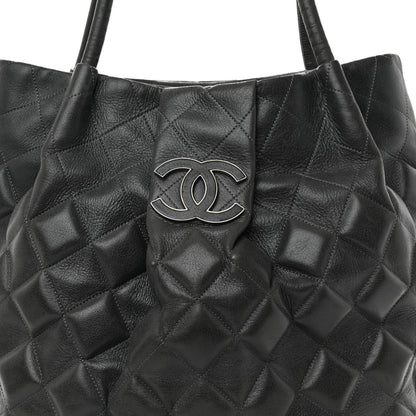 Chanel Calfskin Sloane Square Tote Grey 8 of 10