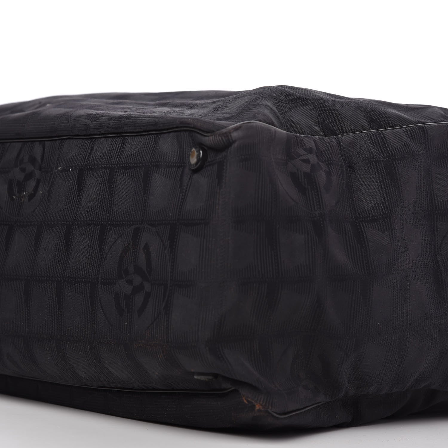 Chanel Nylon Medium Travel Tote Black 7 of 11