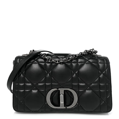 Christian Dior Calfskin Macrocannage Medium Caro Bag Black 1 of 10