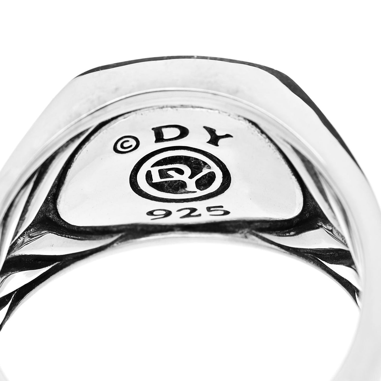 Sterling Silver Onyx Exotic Stone Signet Ring 65 11