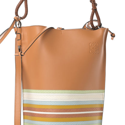 Loewe Calfskin Snakeskin Marine Gate Bucket Bag Multicolor 8 of 10