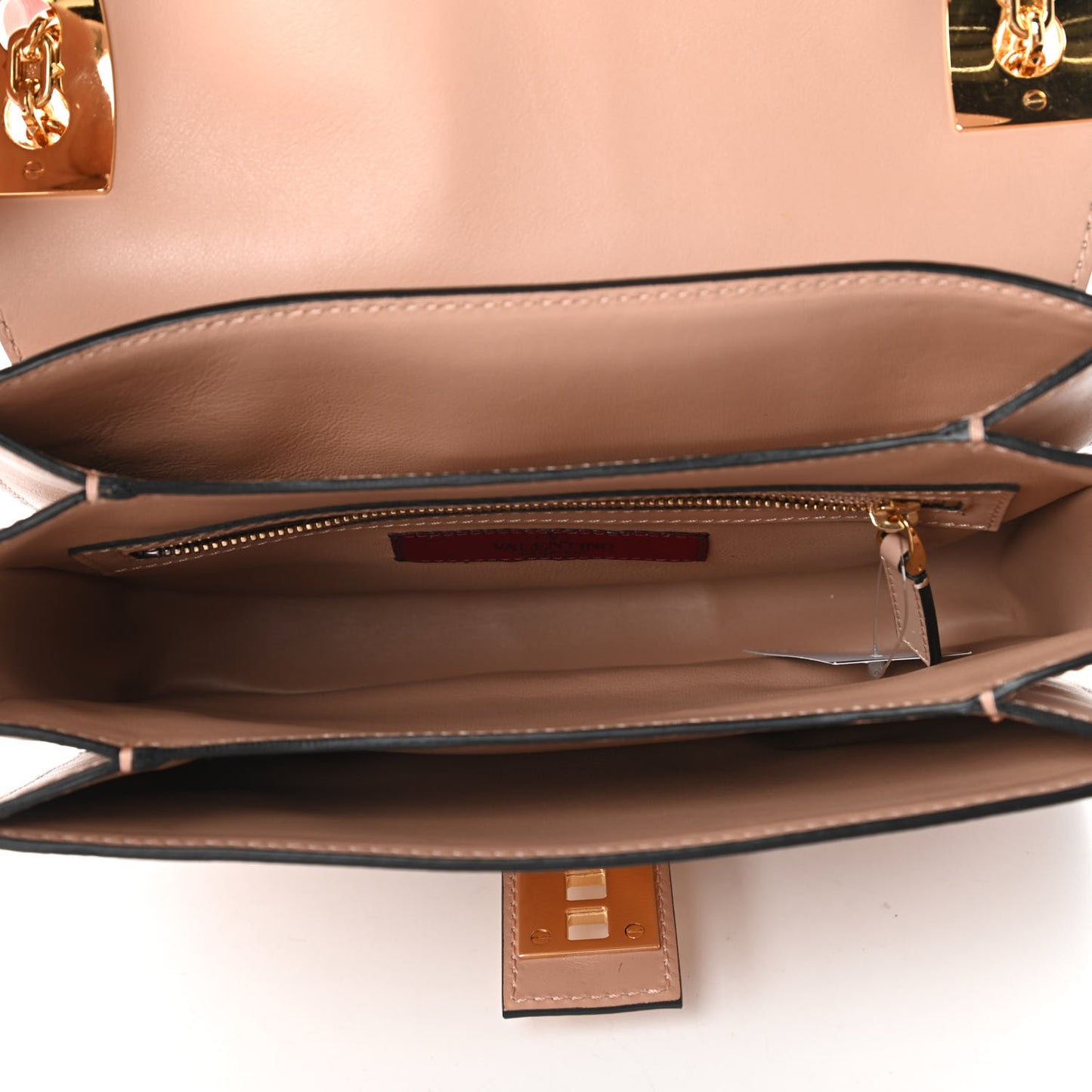 Vitello B-Rockstud Flap Skin Sorbet