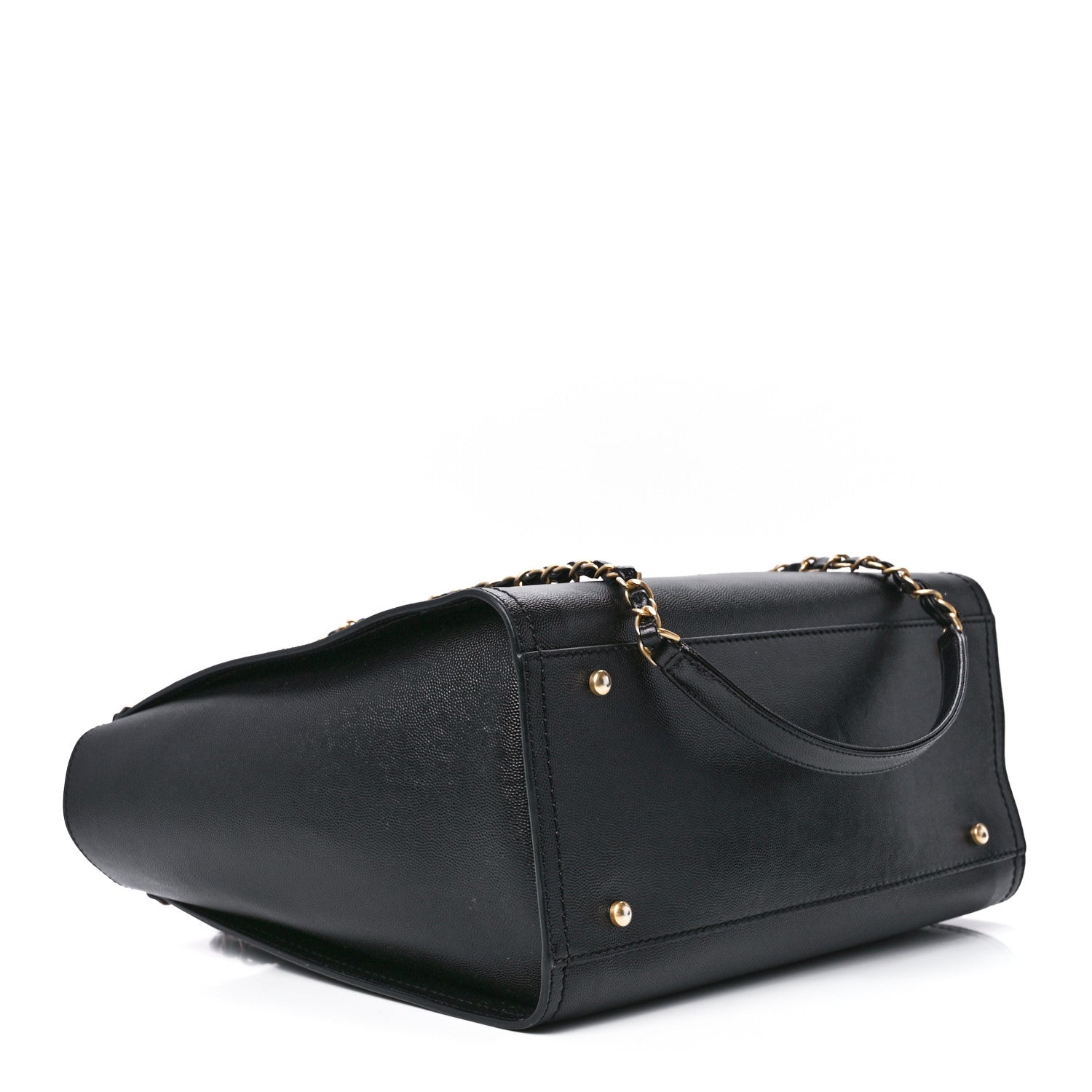 Chanel Caviar Medium Studded Deauville Tote Black 4 of 11